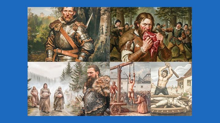 Jack Rozparovač z Čech. Zapomenutý příběh nejhoršího sériového vraha Martina Roháče; Zdroj foto: Aktuálně.cz / Umělá inteligence / A. I. / Dall E3 a Midjourney / Prompt engineering: Dan Poláček