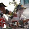 Britský jezdec F1 Lewis Hamilton z McLarenu ve Velké ceně Itálie.