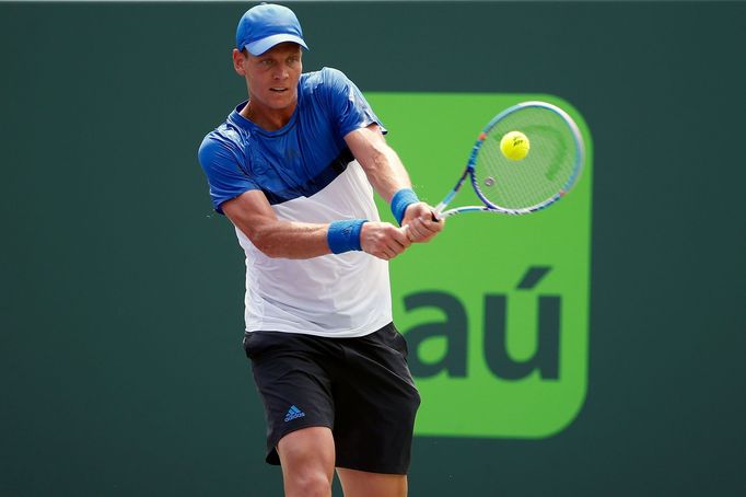 Tomáš Berdych na turnaji v Miami 2016