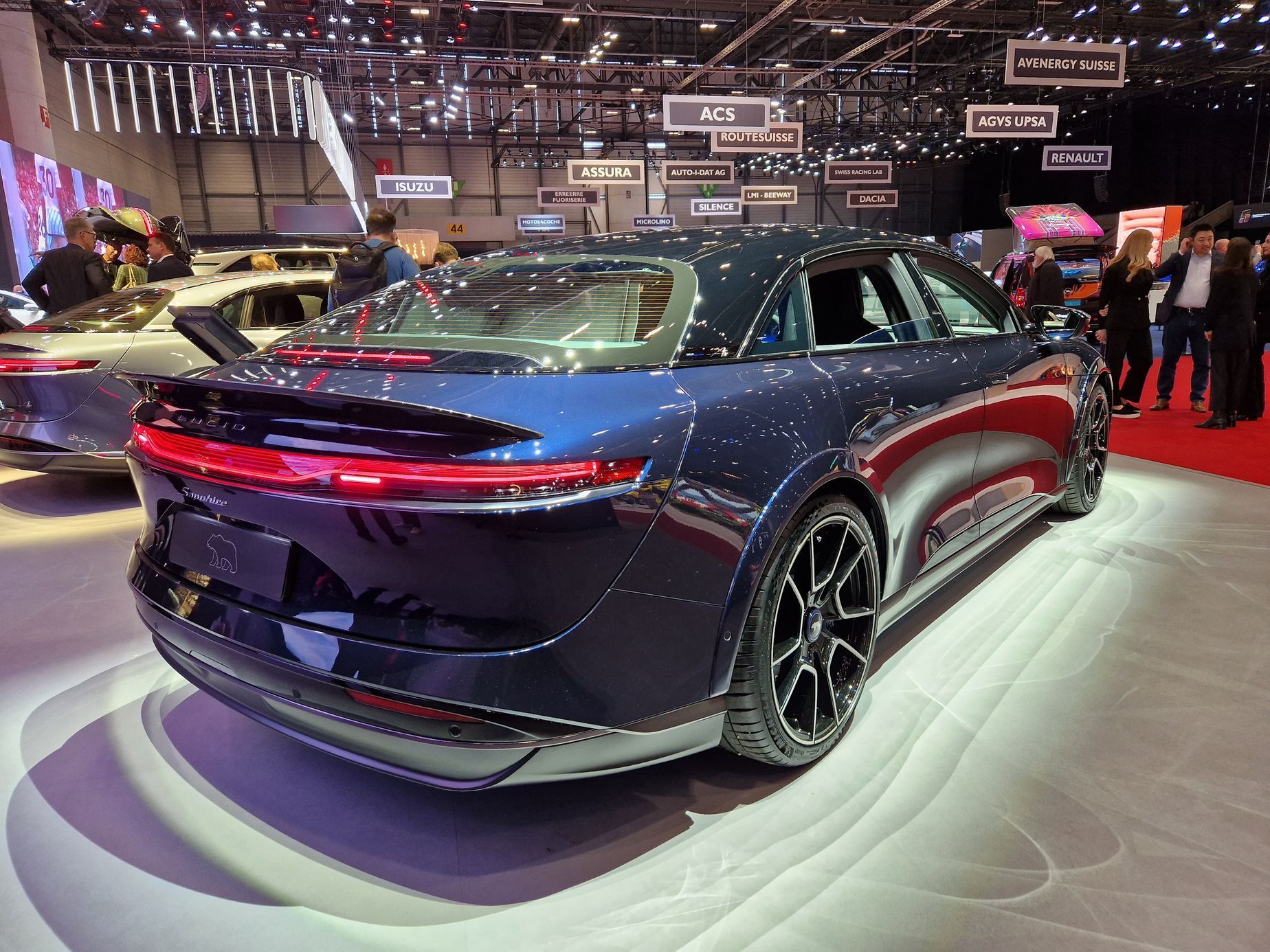 Lucid Air živě Ženeva