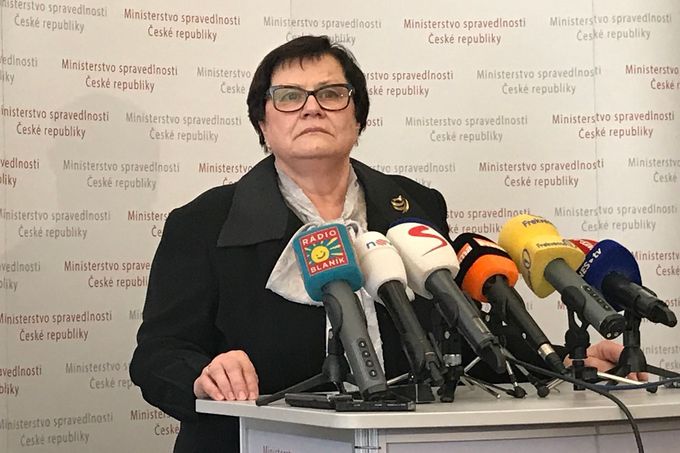 Ministryně spravedlnosti Marie Benešová.
