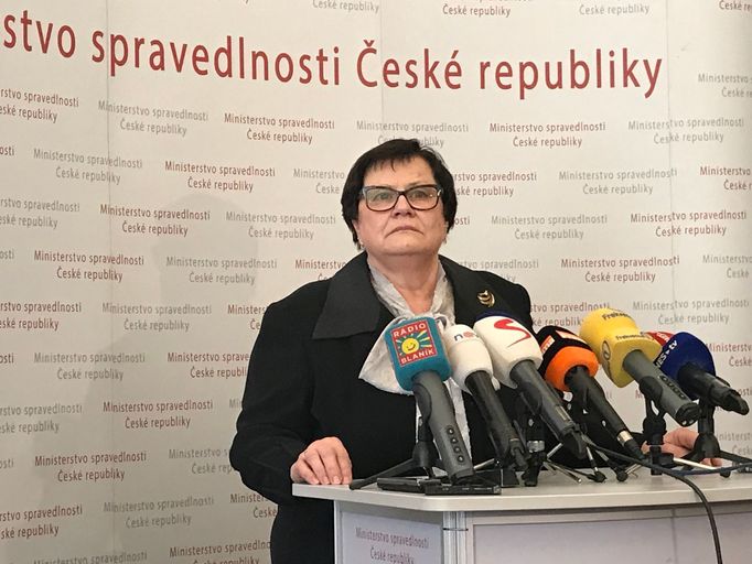 Ministryně spravedlnosti Marie Benešová.