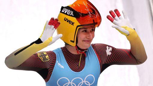 Němka Natalie Geisenbergerová opanovala soutěž sáňkařek na třetích olympijských hrách v řadě