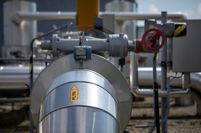 Zásobník zemního plynu společnosti RWE Gas Storage v Hájích u Příbrami