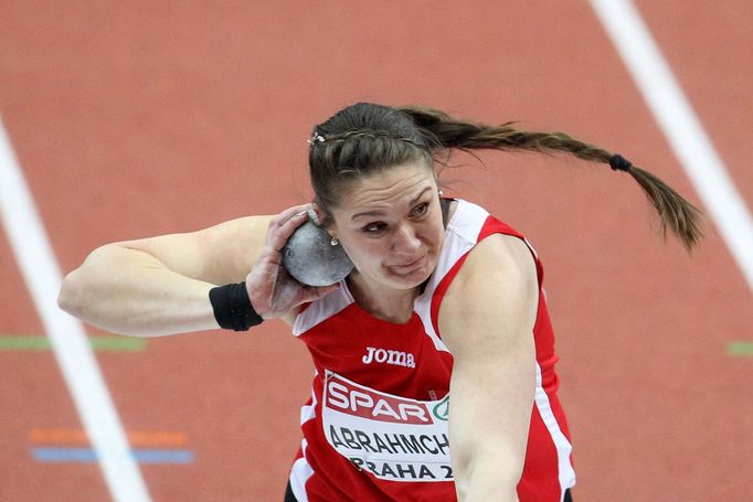 HME Praha 2015, vrh koulí: Alena Abramčuková