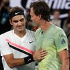 Roger Federer a Tomáš Berdych na Australian Open 2018