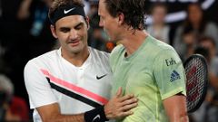 Roger Federer a Tomáš Berdych na Australian Open 2018