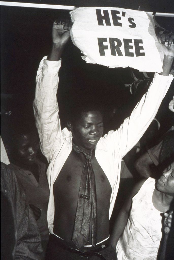 Nepoužívat v článcích! / Fotogalerie: Nelson Mandela / Propuštění z vězení / 1990