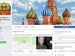 Falešný facebookový profil Velvyslanectví Ruské federace v ČR vypadá na první pohled velmi věrohodně.