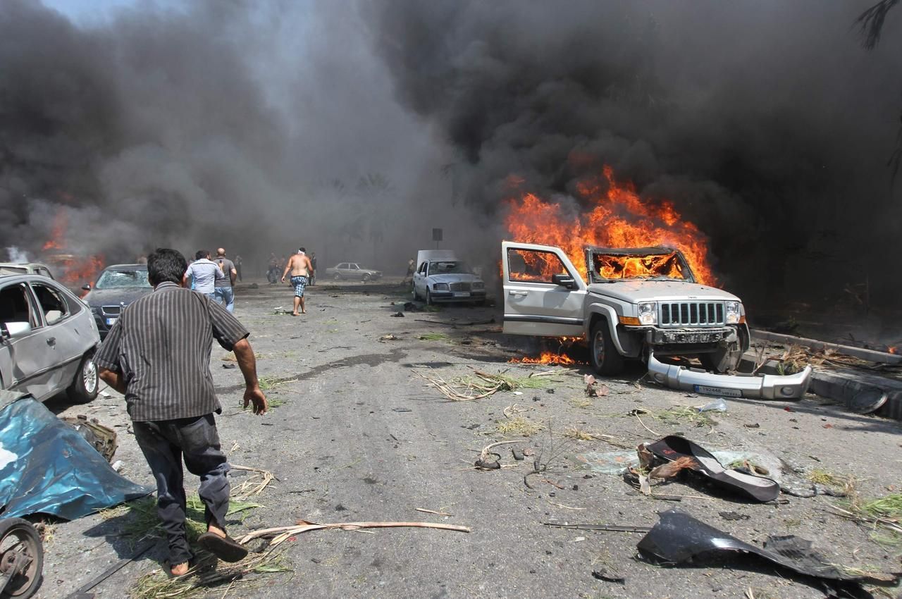 Exploze v libanonském Tripolisu