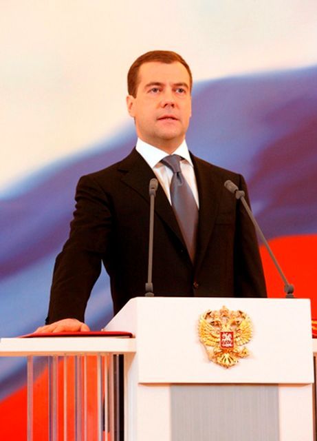 Ruský prezident Dmitrij Medveděv