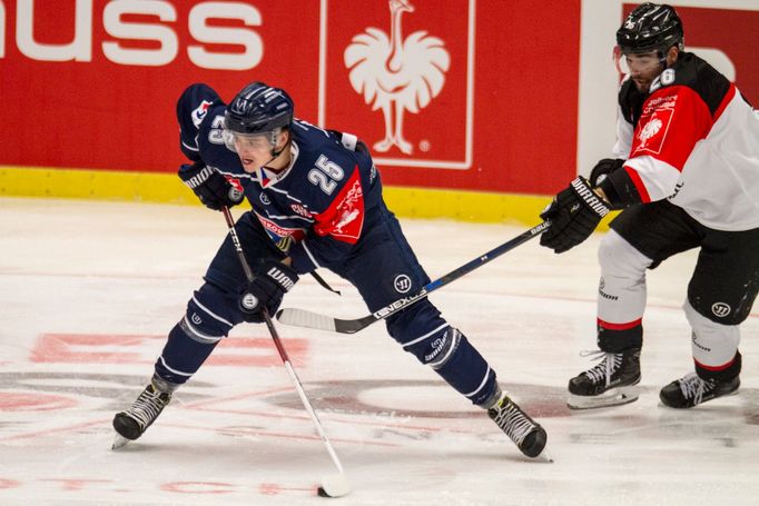 CHL, Vítkovice-Fribourg: Patrik Zdráhal - Michal Birner