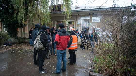 Foto: Z kliniky kulturní centrum? Squatteři čekají zásah