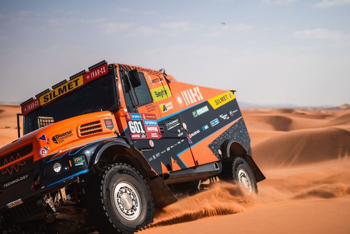 Martin Macík ml. (Iveco) na trati Rallye Dakar 2024