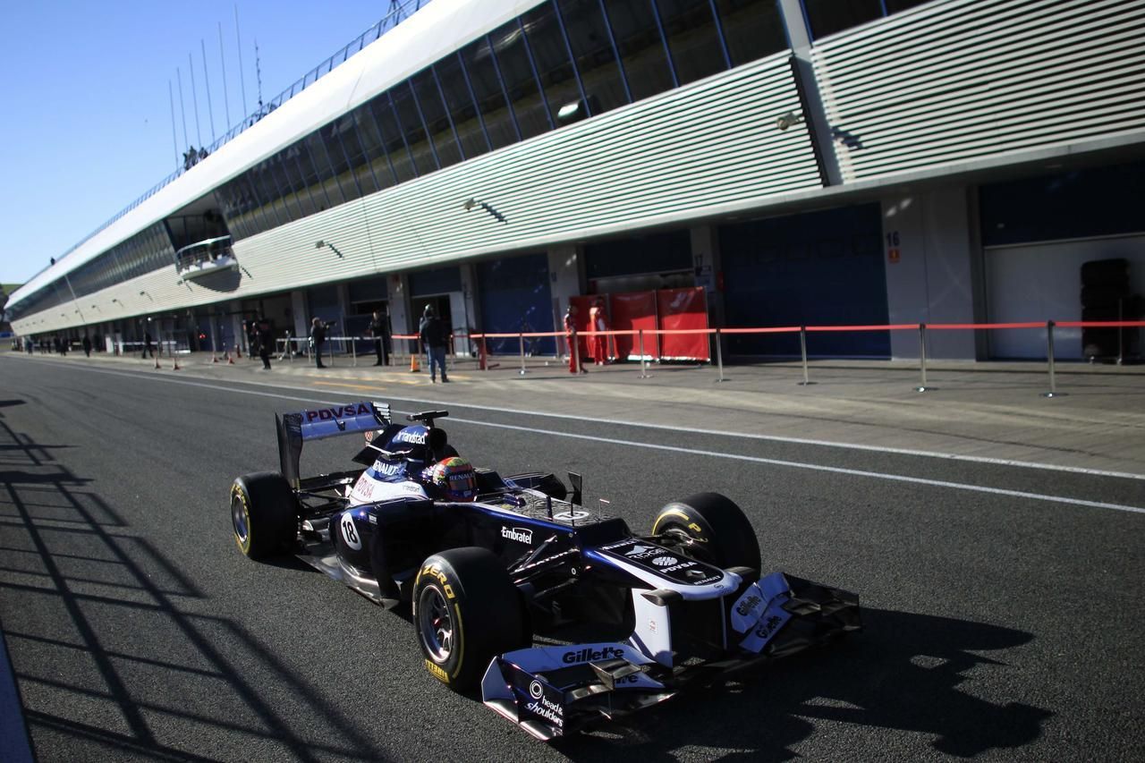 Testy F1 v Jerezu: Pator Maldonado