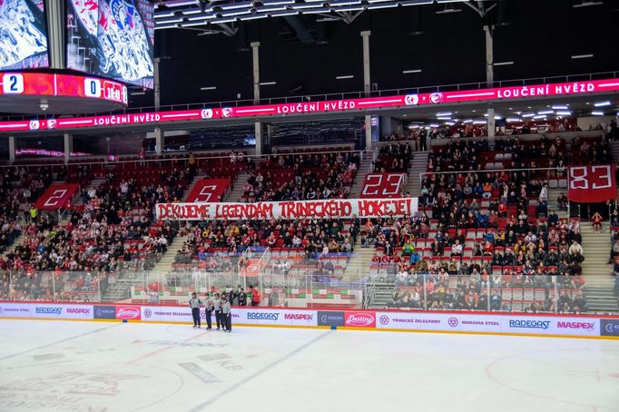 Exhibice v Třinci 2022: Choreo fanoušků.