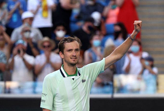 Australian Open 2022: Daniil Medveděv po utkání třetího kola.