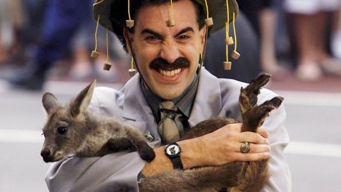 K tomu není potřeba komentář: Borat aka Sacha Baron Cohen v Austrálii.