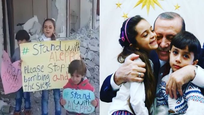Ještě nedávno se Bana bála o svůj život rozbombardovaném východním Aleppu. O několik dní později se ocitla v paláci tureckého prezidenta Erdogana.