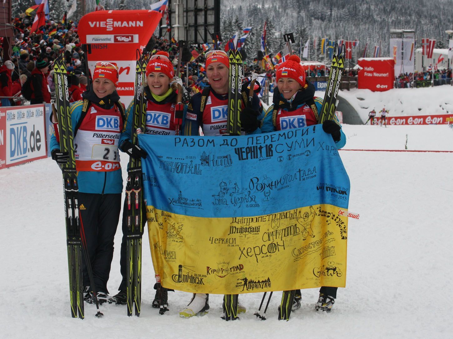 Biatlon, SP  Hochfilzen: vítězná Ukrajina
