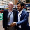 F1, VC Monaka 2023: prezident FIFA Gianni Infantino a Prezident FIA Muhamad Sulajím