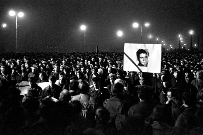 Fotografie z výstavy Jan Palach 16. - 25. 1. 1969, Spolkový dům, Kutná hora, leden a únor 2024