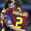Lionel Messi a Daniel Alves