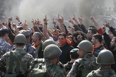 Libanon stávka
