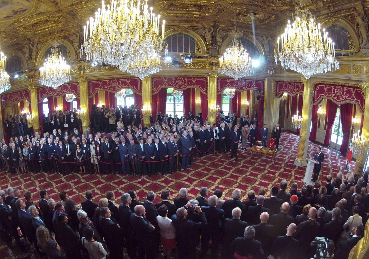 Inaugurace Francoise Hollanda