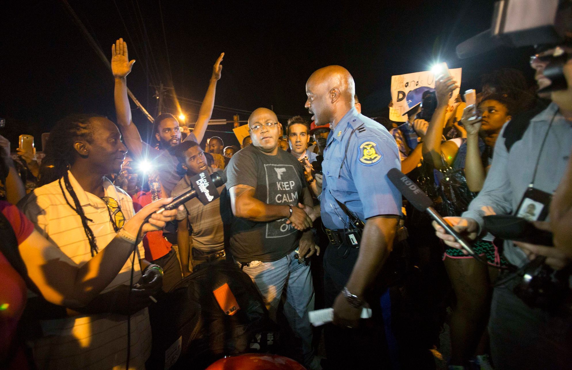 Velitel státních policistů ve Fergusonu Ron Johnson