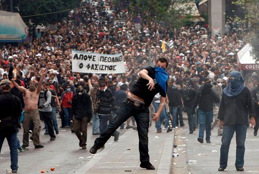 řecká stávka