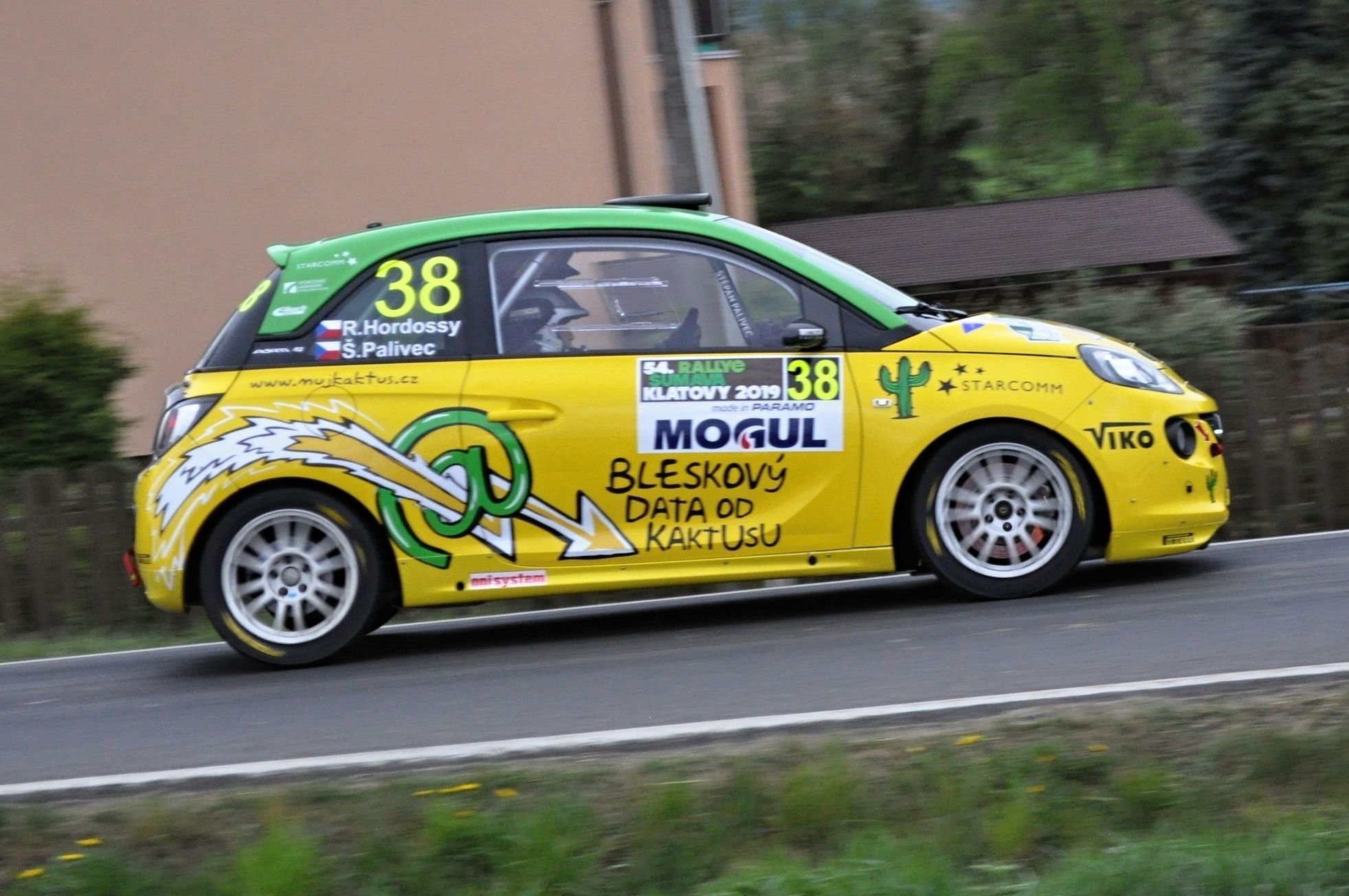 Robert Hordossy, Opel Adam R2 na Rallye Šumava Klatovy 2019