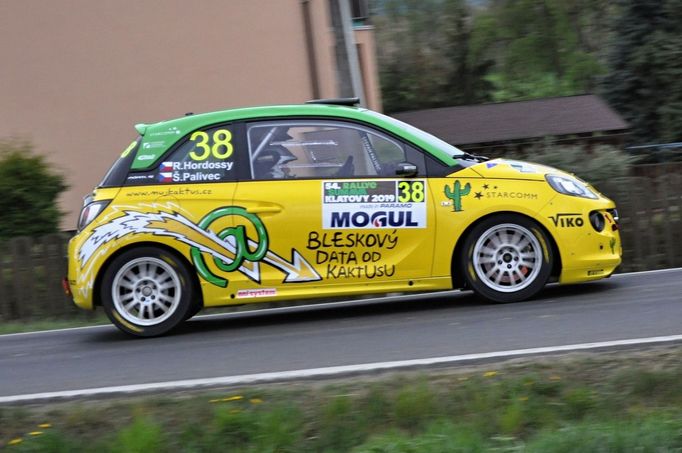 Robert Hordossy, Opel Adam R2 na Rallye Šumava Klatovy 2019