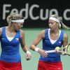 Fed Cup, Česko - Austrálie : Andrea Hlaváčková a Lucie Hradecká