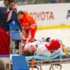 MS v parahokeji v Ostravě 2019, semifinále Česko - USA: Zraněný Tomáš Kvoch