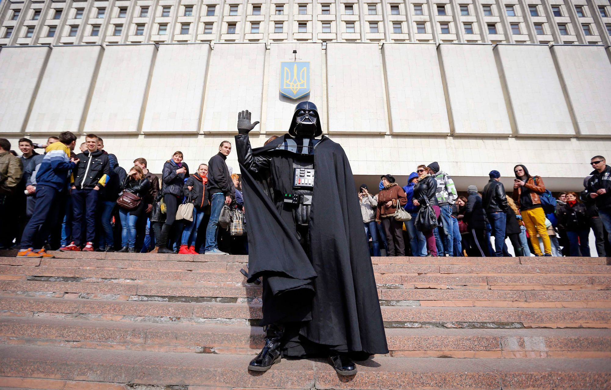 Ukrajina - prezidentské volby - Darth Vader