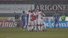 Fotbal, Gambrinus liga, Olomouc - Slavia: slávisté slaví gól