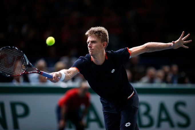 Kevin Anderson na turnaji série masters v Paříži