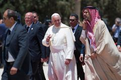 Papež František v Jordánsku vyzval k ukončení syrské války