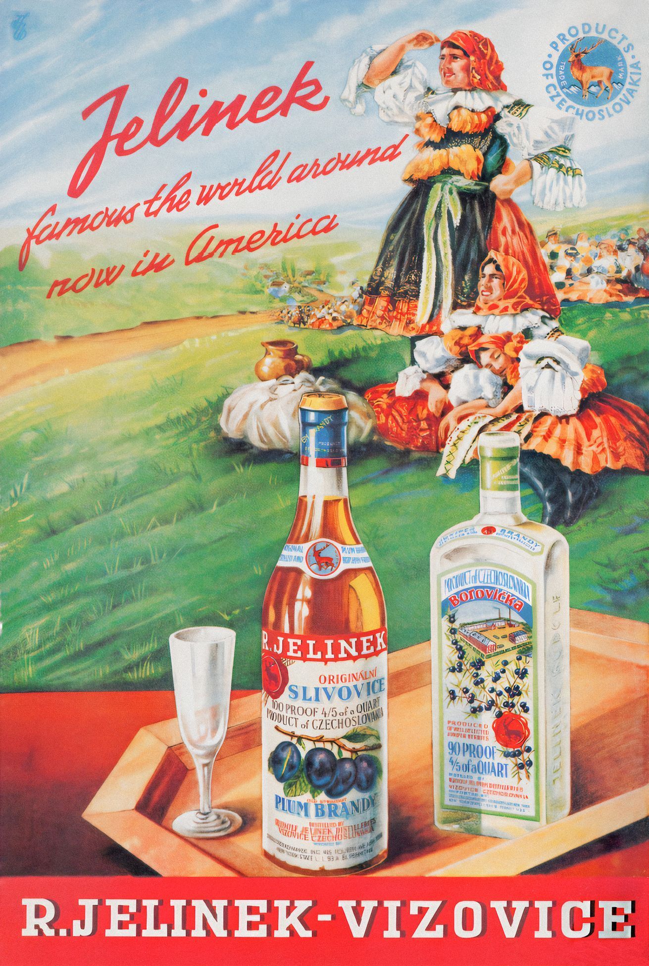 Rudolf Jelínek, Vizovice, palírna, destiláty, historie, výročí