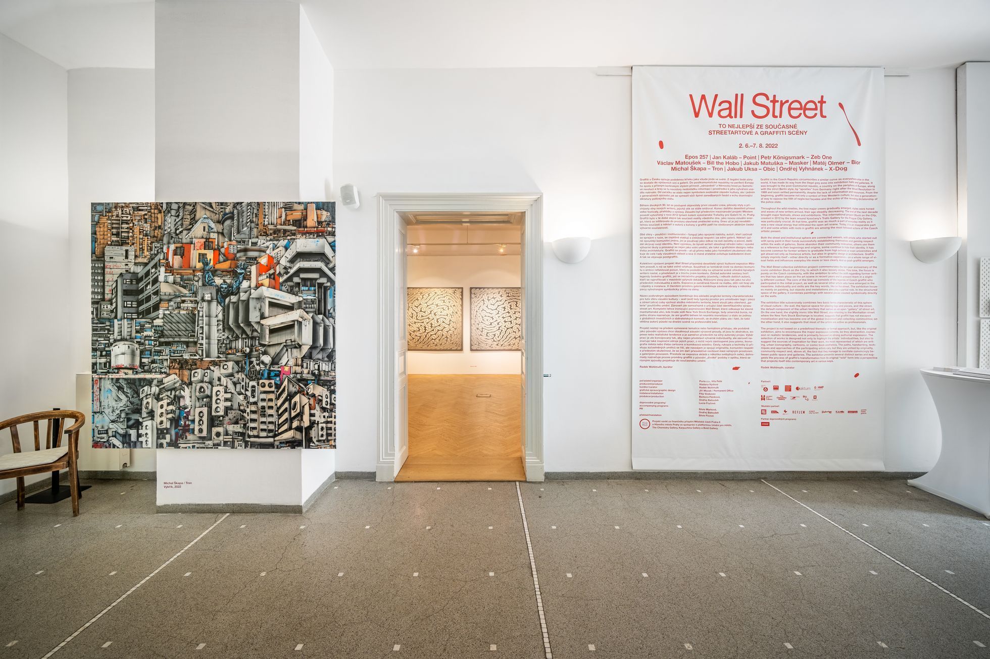 Wall Street, Villa Pellé, výstava, 2022