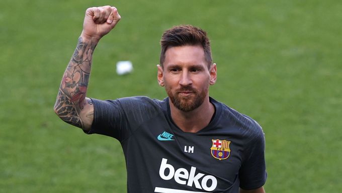 Lionel Messi před čtvrtfinále LM Barcelona - Bayern.