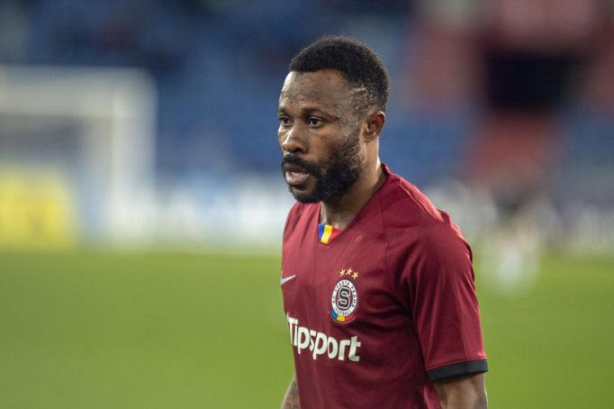 20. kolo Fortuna:Ligy, FC Baník Ostrava - AC Sparta Praha: Guélor Kanga.