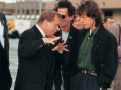 S Rolling Stones v Praze, březen 1990.
