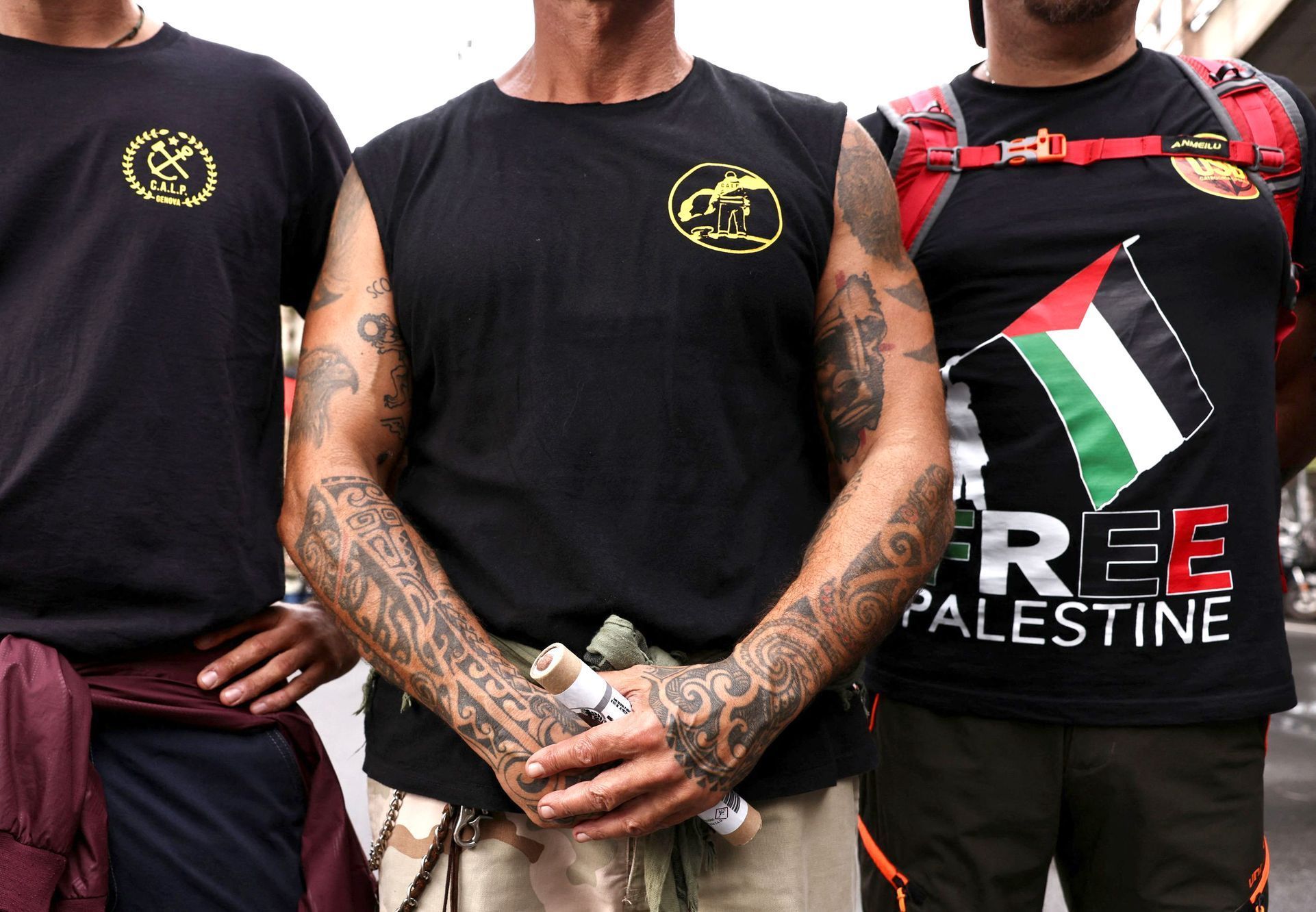 Itálie, Palestina, Gaza, protest, studenti, bojkot, Izrael, dělníci, doprava