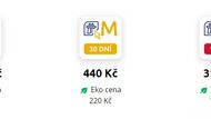 Třicetidenní stála 440 korun, desetidenní 310 korun. Od 1. března bude 30denní stát 430 korun a desetidenní 270 korun. Novinkou je jednodenní elektronický kupon, který se dá pořídit za 200 korun.