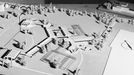 Model CERN, jehož výstavba byla schválena Evropskou radou pro jaderný výzkum v Ženevě, Švýcarsko, v listopadu 1953.