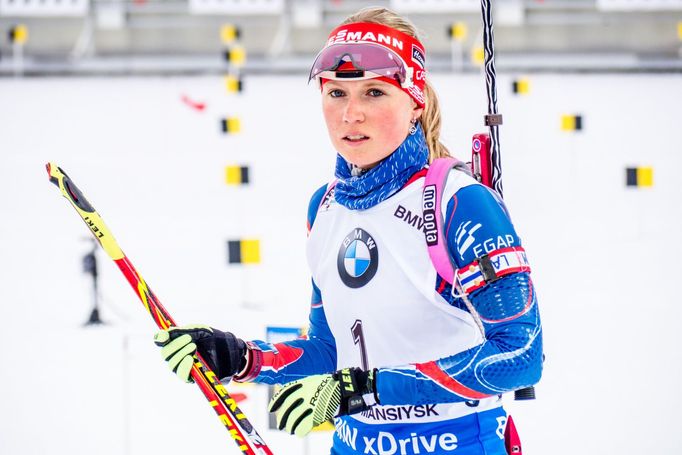 SP v baitlonu, Chanty 2015, sprint Ž: Eva Puskarčíková