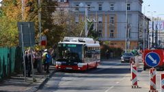 Parciální trolebus, elektrobus s dynamickým dobíjením - Praha