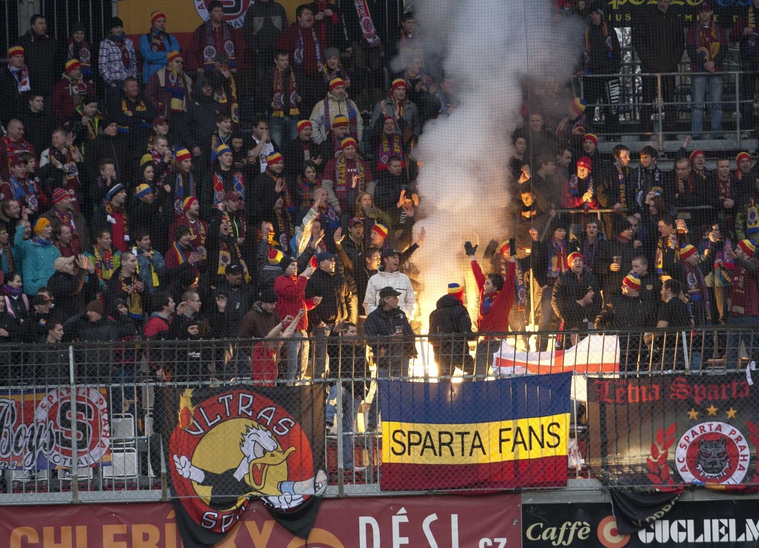 Fotbal, Gambrinus liga, Olomouc - Sparta: fanoušci Sparty